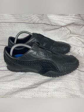 PUMA Mostro Men's 9 Y2K Black Low Top Hook & Loop Athletic Shoes